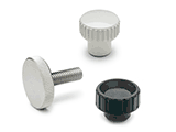 Knurled screws, Knurled nuts